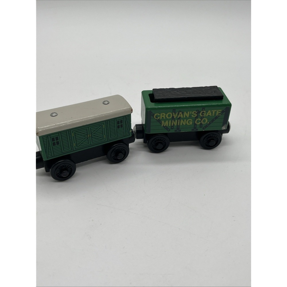 Thomas & Friends Wooden Railway - Crovan's Gate Mining Co. Coal Car & BaggageCar